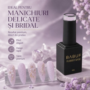 Baza Rubber | Lilac Dior | RBG12 | 15ml - Img 5