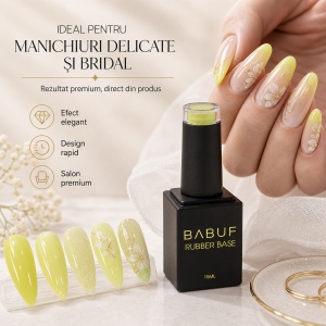 Baza Rubber | Lime Yellow | RB20 | 15ml - Img 5