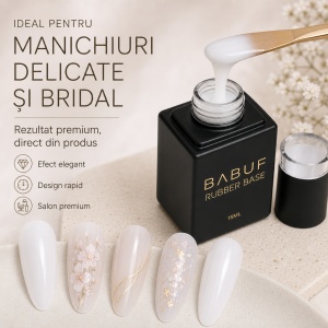 Baza Rubber | Milky White | RB37 | 15ml - Img 5
