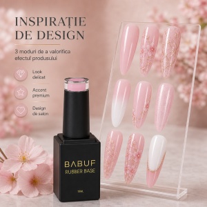 Baza Rubber | Pink Whisper | RB28 | 15ml - Img 6