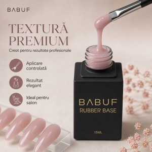 Baza Rubber | Soft Nude | RB32 | 15ml - Img 4