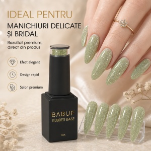 Baza Rubber | Strălucirea Matcha | RBG16 | 15ml - Img 5