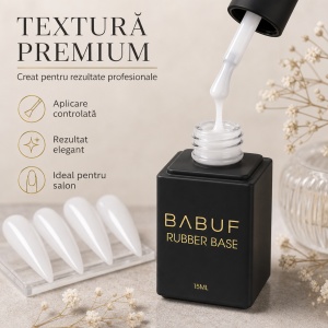 Baza Rubber | White Cream | RB2 | 15ml - Img 4