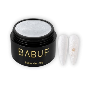 Gel de Constructie Autonivelant | Alb Laptos Glitter | BGG1 | 15g