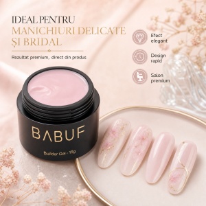 Gel de Constructie Autonivelant | Milky Pink Cloud | BG13 | 15g - Img 5