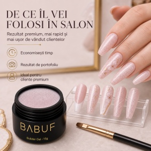 Gel de Constructie Autonivelant | Pearl Blush Glow | BGG10 | 15g - Img 7