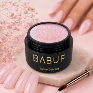 Gel de Constructie Autonivelant | Pearl Pink Shimmer | BGG7 | 50g - Img 3