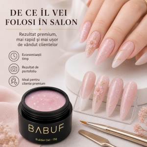 Gel de Constructie Autonivelant | Pink Milky Glow | BGG5 | 15g - Img 7