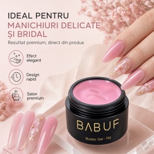 Gel de Constructie Autonivelant | Pink Serum | BG21 | 15g - Img 5