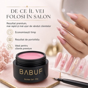 Gel de Constructie Autonivelant | Pink Serum | BG21 | 30g - Img 7