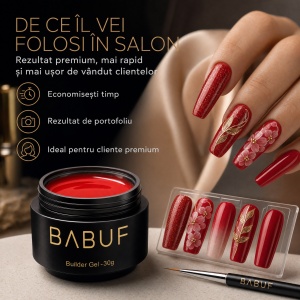 Gel de Constructie Autonivelant | Roșu În Flăcări | BG18 | 30g - Img 7