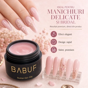 Gel de Constructie Autonivelant | Roz Milky | BG19 | 50g - Img 5