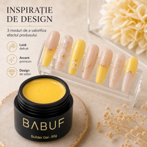 Gel de Constructie Autonivelant Smart | Galben Lămâie | SBG12 | 50g - Img 6