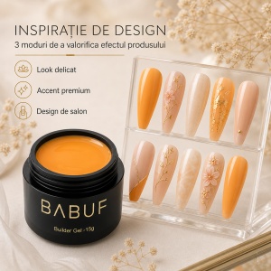 Gel de Constructie Autonivelant Smart | Galben Mango | SBG11 | 15g - Img 6