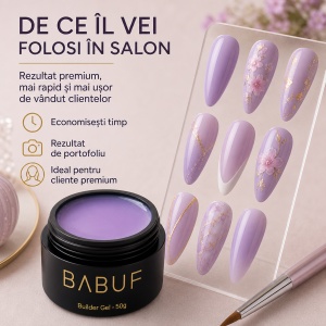 Gel de Constructie Autonivelant Smart | Lila Lăptos | SBG4 | 50g - Img 7