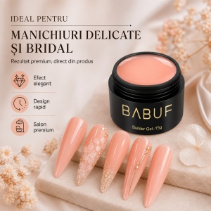 Gel de Constructie Autonivelant Smart | Soft Peach | SBG10 | 15g - Img 5
