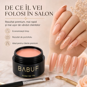 Gel de Constructie Autonivelant Smart | Soft Peach | SBG10 | 30g - Img 7