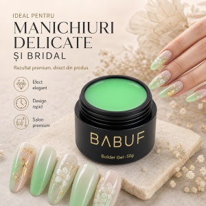 Gel de Constructie Autonivelant Smart | Verde Mojito | SBG7 | 50g - Img 5