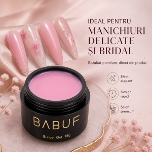 Gel de Constructie Autonivelant | Soft Pink | BG9 | 15g - Img 5