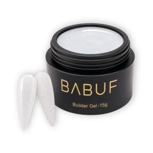 Gel de Constructie Camuflaj | Alb Laptos cu Glitter | CBG1 | 15g
