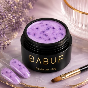 Gel de Constructie Flori Uscate | Lavender Petals | BGFU8 | 30g - Img 2