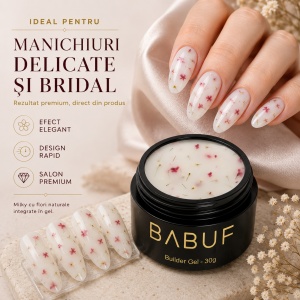 Gel de Constructie Flori Uscate | Milky Flowers | BGFU4 | 30g - Img 5