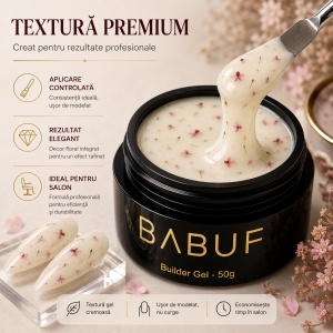 Gel de Constructie Flori Uscate | Milky Flowers | BGFU4 | 50g - Img 4