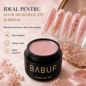 Gel de Constructie Flori Uscate | Milky Petals | BGFU1 | 50g - Img 5