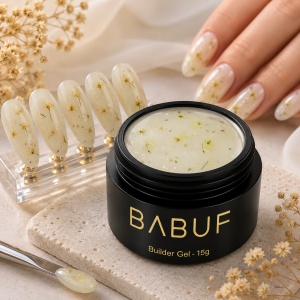 Gel de Constructie Flori Uscate | Milky Yellow Petals | BGFU9 | 15g - Img 3