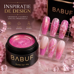 Gel de Constructie Mermaid | Fuchsia Shimmer | MBG7 | 50g - Img 6