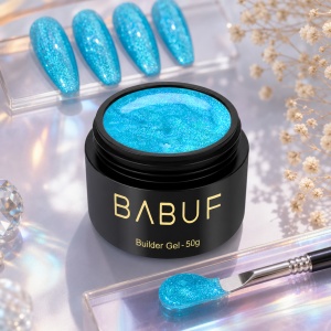Gel de Constructie Mermaid | Turcoaz Electric | MBG9 | 50g - Img 3