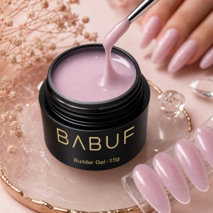 Gel de Constructie Reflectiv Autonivelant | Blush Shimmer | GBG6 | 15g - Img 3