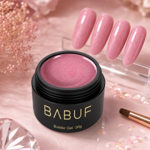 Gel de Constructie Reflectiv Autonivelant | Blush Sparkle | GBG14 | 30g - Img 3