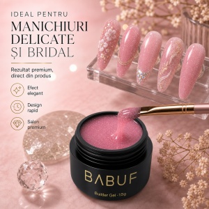 Gel de Constructie Reflectiv Autonivelant | Pink Sparkle | GBG8 | 15g - Img 5