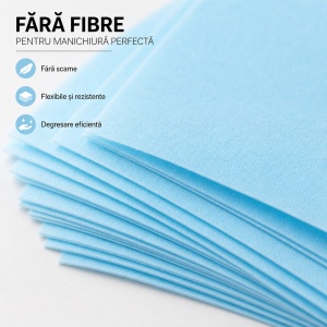 Servetele Unghii pentru degresare albastre | fara fibre | SP1 | Set 630 bucati - Img 4