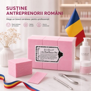 Servetele Unghii pentru degresare roz | fara fibre | SP1 | Set 630 bucati - Img 8