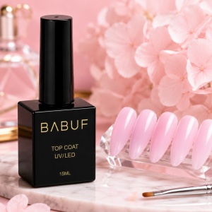 Top Coat | Baby Pink Top | TCC3 | 15ml - Img 3