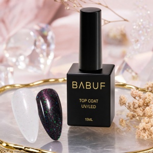 Top Coat | Iridescent Flakes Top | TCP7 | 15ml - Img 2