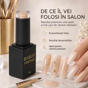 Baza Rubber | Golden Cream | RB17 | 15ml - Img 7