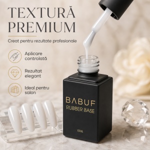 Baza Rubber | Lapte Rece | RB21 | 15ml - Img 4