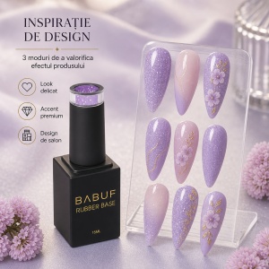 Baza Rubber | Lavender Dream | RBG8 | 15ml - Img 6