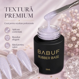 Baza Rubber | Milky Starlight | RBG13 | 15ml - Img 4