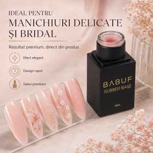 Baza Rubber | Peachy Nude | RB29 | 15ml - Img 5