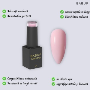 Baza Rubber | Roz Marshmallow | RB8 | 15ml - Img 2