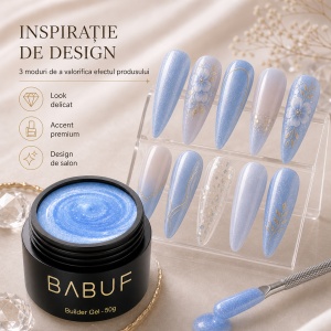 Gel de Constructie Autonivelant | Albastru Perlat | BGP1 | 50g - Img 6