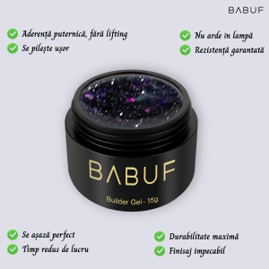 Gel de Constructie Autonivelant | Black Stardust | BGG8 | 15g - Img 2