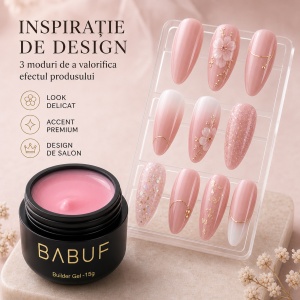 Gel de Constructie Autonivelant | Blush Roz | BG3 | 15g - Img 6