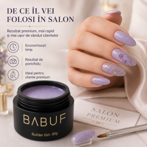 Gel de Constructie Autonivelant | Lilac Elixir | BGPA1 | 30g - Img 7