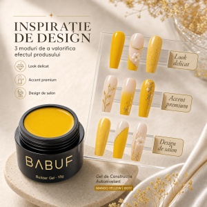 Gel de Constructie Autonivelant | Mango Yellow | BG17 | 15g - Img 6