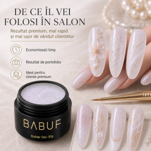 Gel de Constructie Autonivelant | Milky Pearl | BGP5 | 30g - Img 7